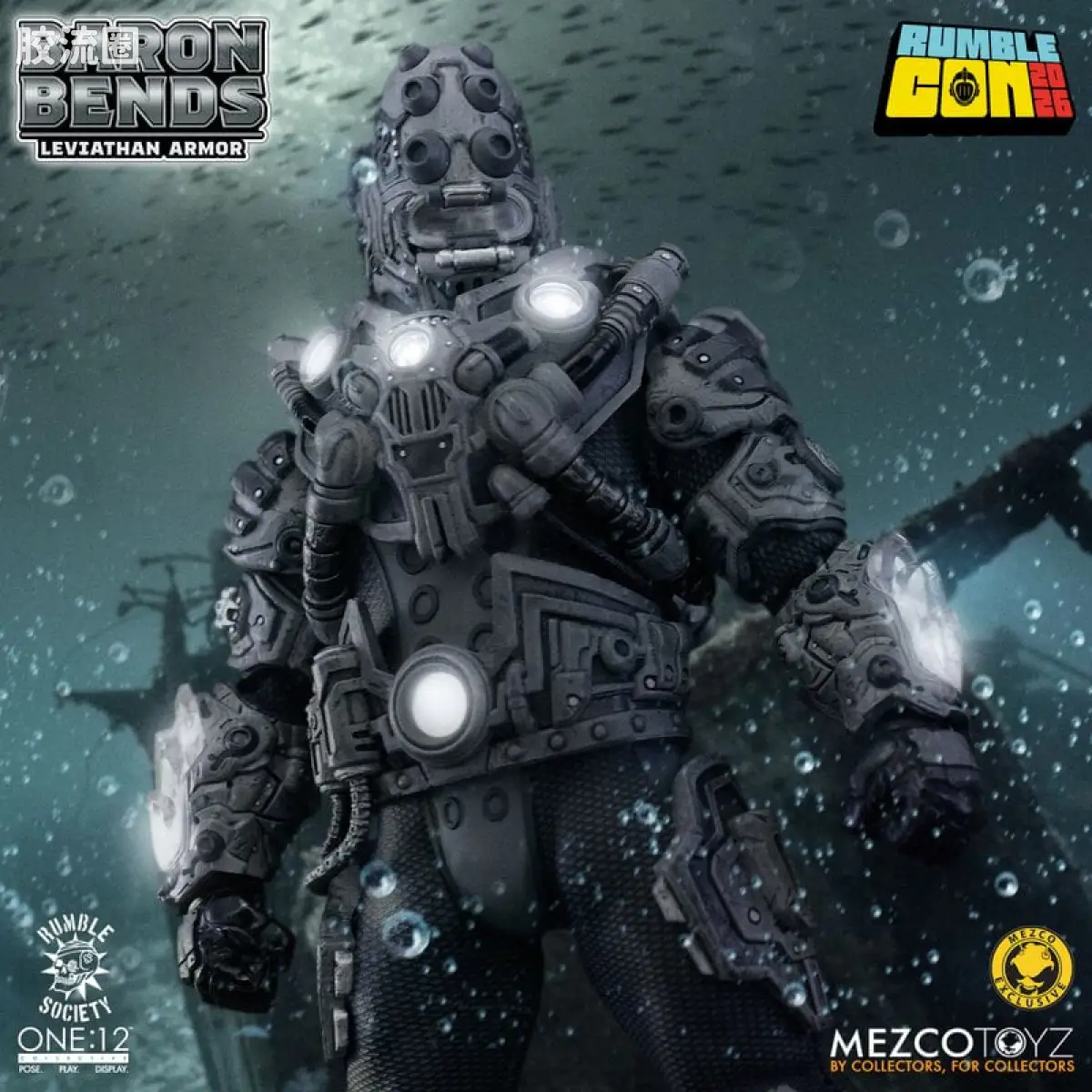Mezco one-12系列 1/12 Rumble Society集体系列  Baron Bends - 尼瑟宇宙版 - 图片