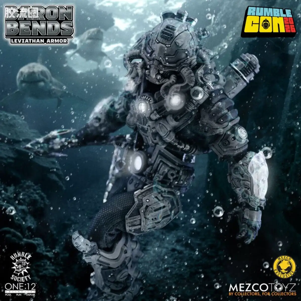 Mezco one-12系列 1/12 Rumble Society集体系列  Baron Bends - 尼瑟宇宙版 - 图片