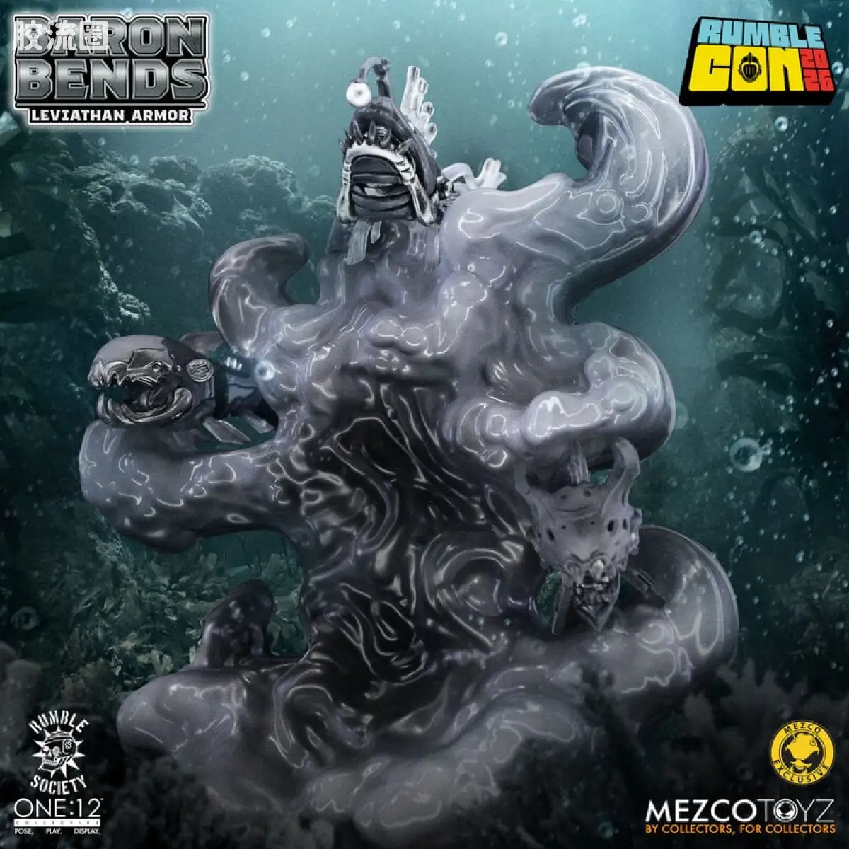Mezco one-12系列 1/12 Rumble Society集体系列  Baron Bends - 尼瑟宇宙版 - 图片