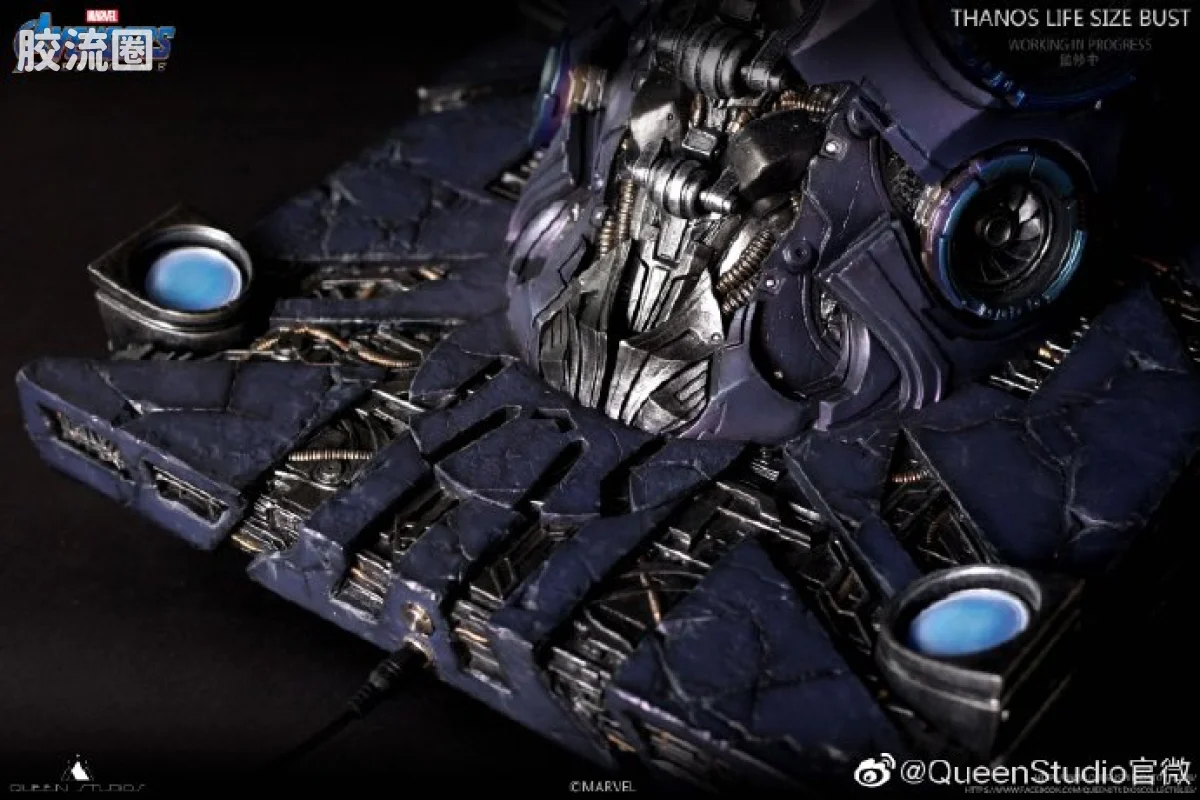 Queen Studios雕像系列 1/1半身像 Queen Studios 1:1灭霸胸像 - 图片