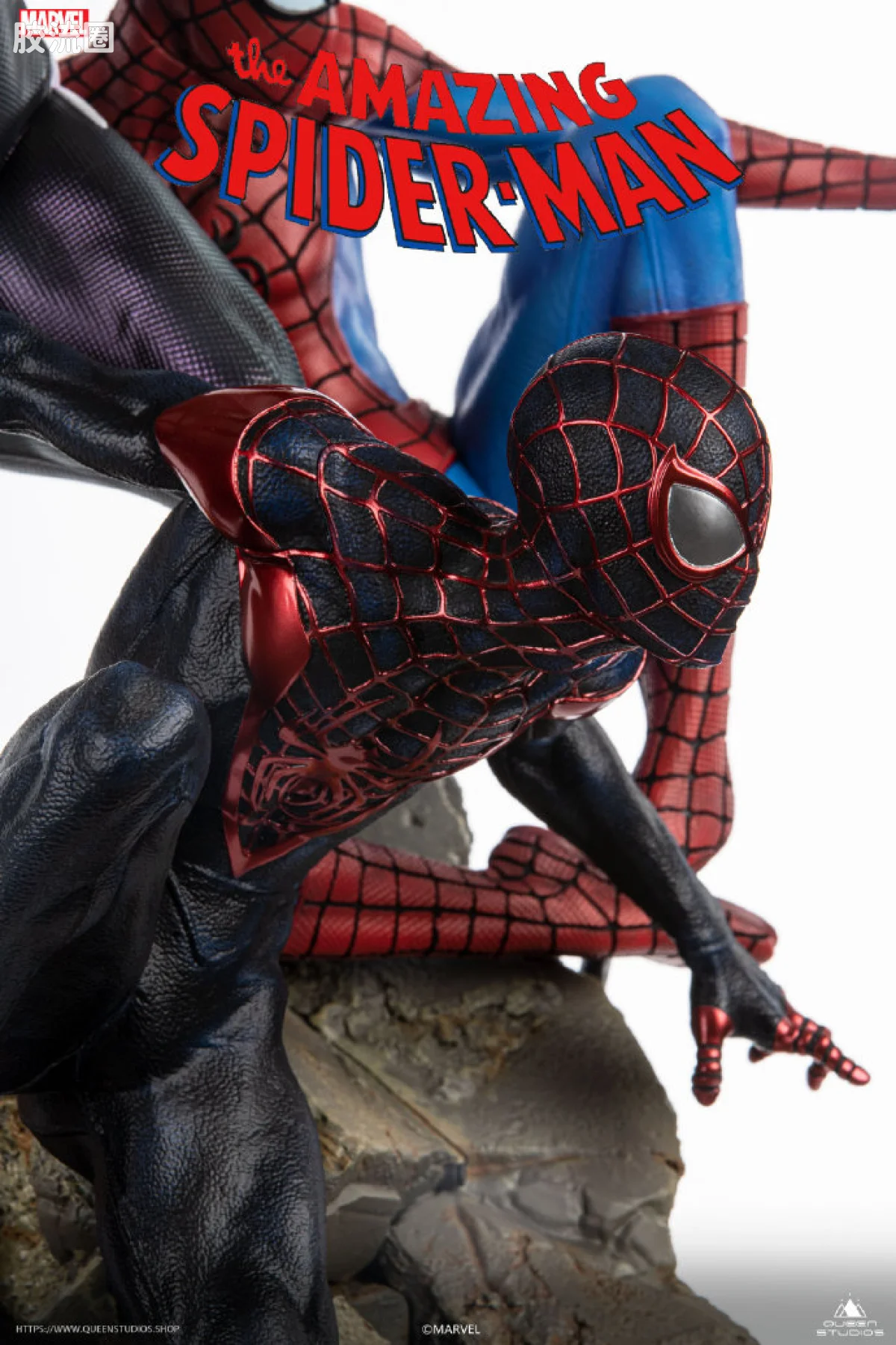 Queen Studios雕像系列 1/4雕像 超凡蜘蛛侠Spider-Verse1/4组合全身像 - 图片