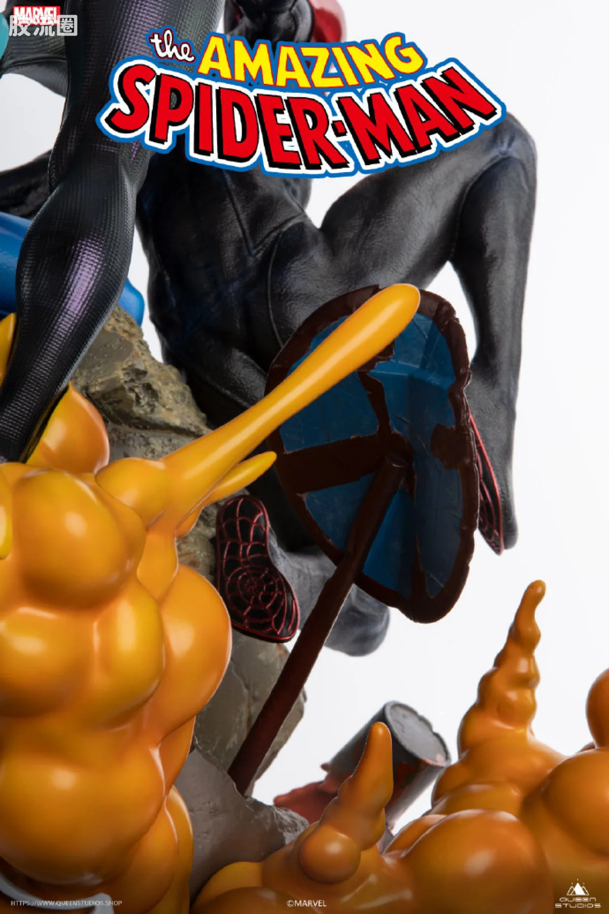 Queen Studios雕像系列 1/4雕像 超凡蜘蛛侠Spider-Verse1/4组合全身像 - 图片