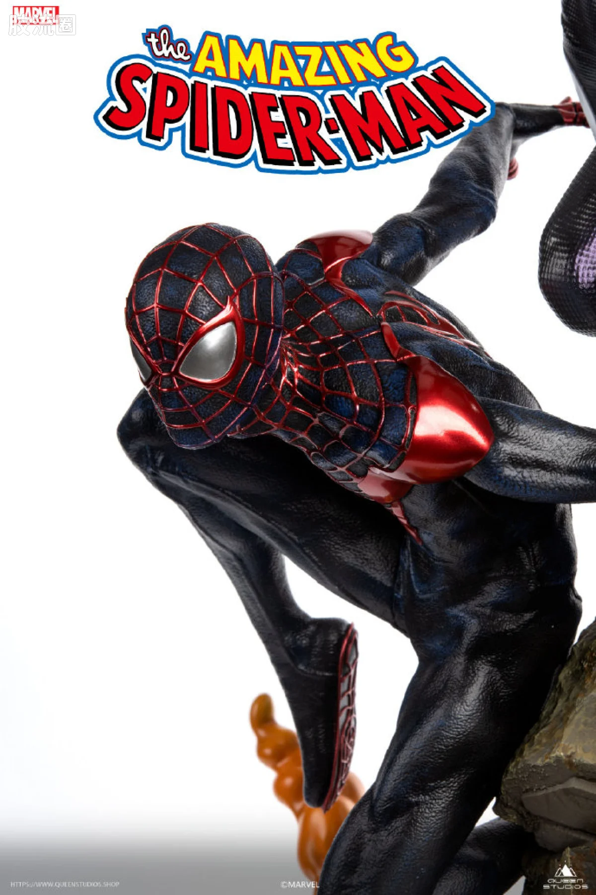 Queen Studios雕像系列 1/4雕像 超凡蜘蛛侠Spider-Verse1/4组合全身像 - 图片