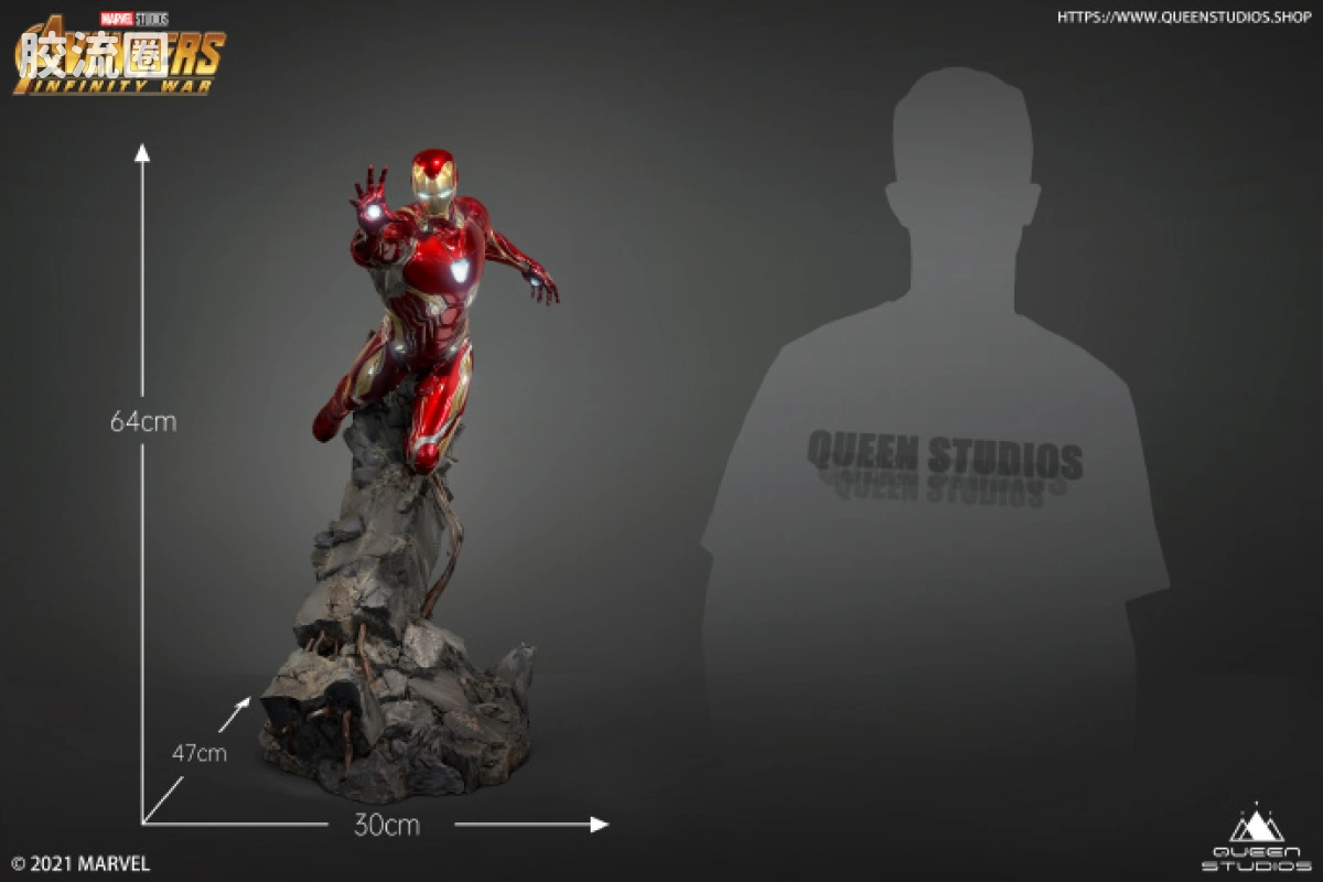 Queen Studios雕像系列 1/4雕像 钢铁侠Mark 50 1:4 雕像 - 图片