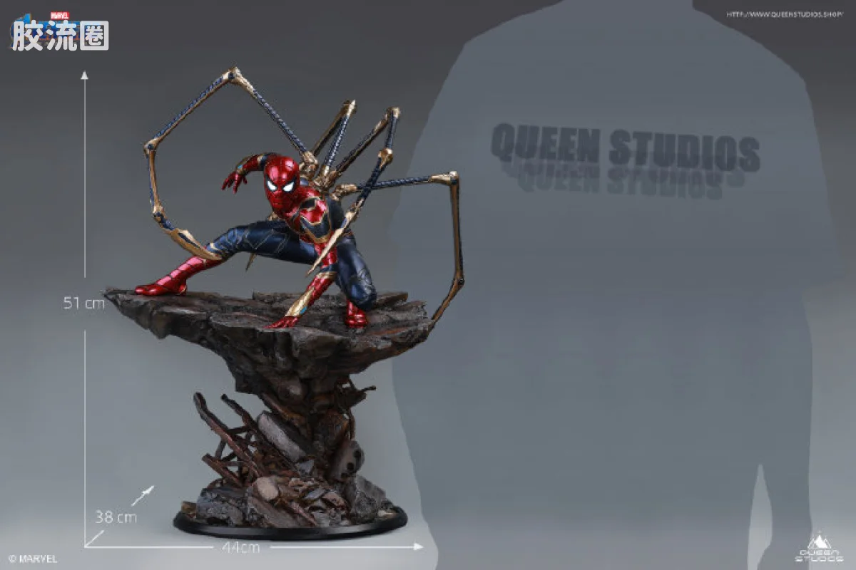 Queen Studios雕像系列 1/4雕像 钢铁蜘蛛侠 1/4 全身像 - 图片