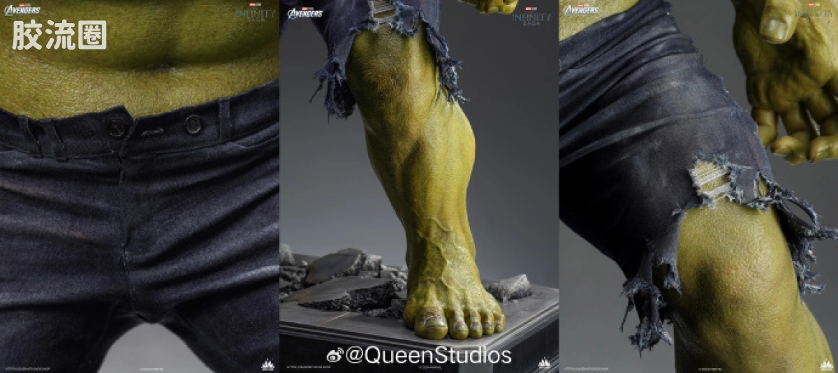 Queen Studios雕像系列 1/3雕像 浩克1/3 全身像 - 图片