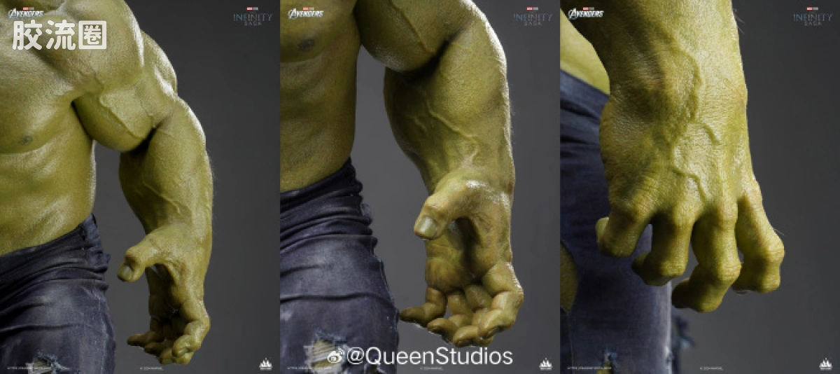 Queen Studios雕像系列 1/3雕像 浩克1/3 全身像 - 图片