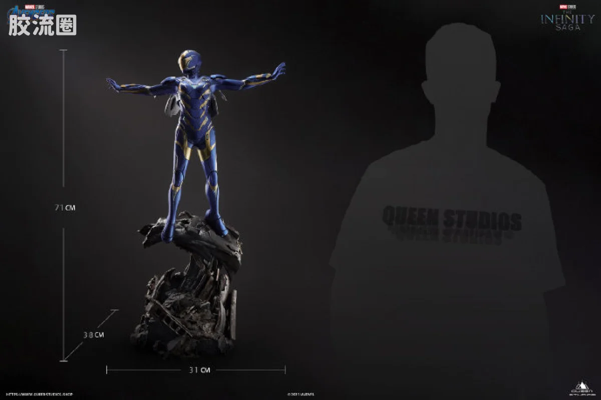 Queen Studios雕像系列 1/4雕像 钢铁侠Mark85&救援装甲Mark49 1/4全身像 - 图片