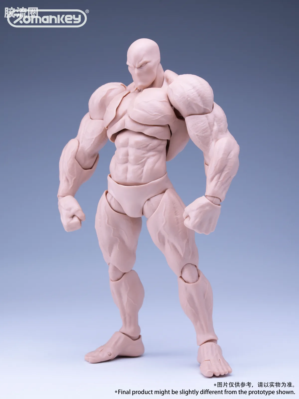 Romankey X VTOYS null 大块头素体孔子 （白/黄/棕） - 图片