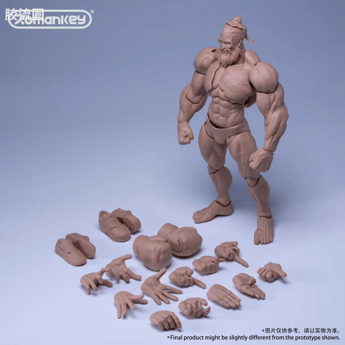 Romankey X VTOYS null 大块头素体孔子 （白/黄/棕） - 图片