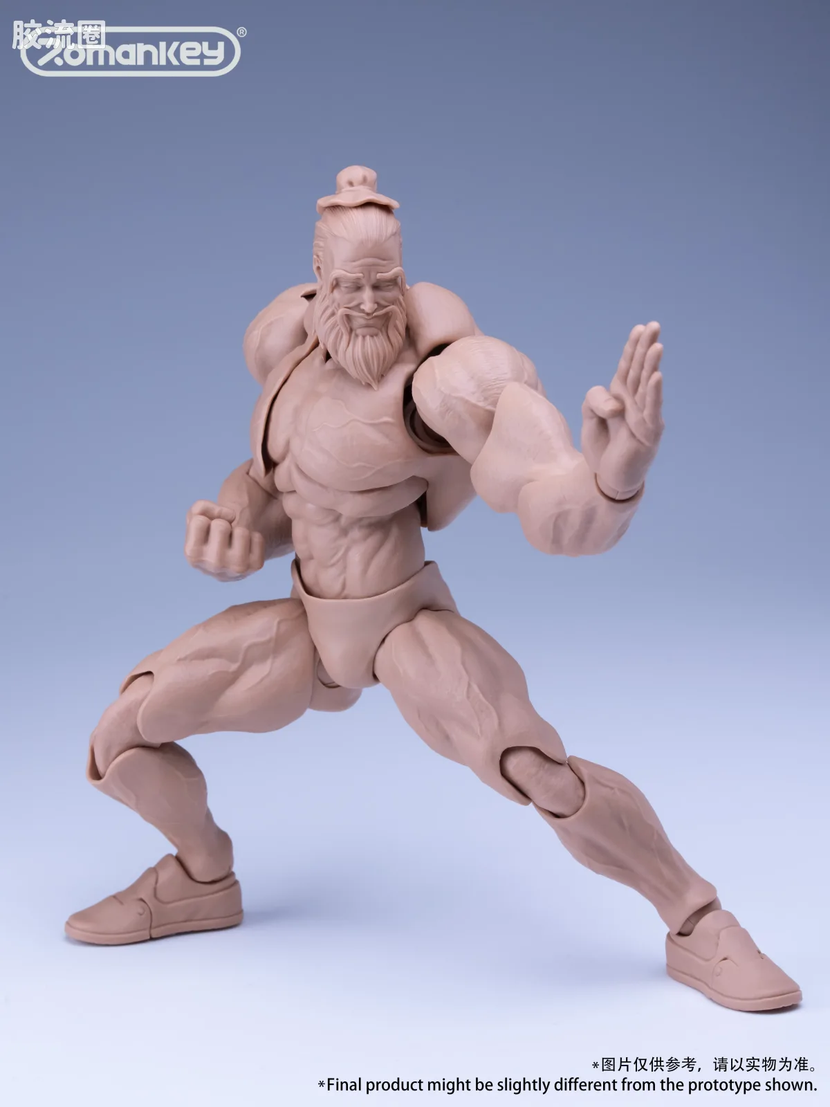Romankey X VTOYS null 大块头素体孔子 （白/黄/棕） - 图片