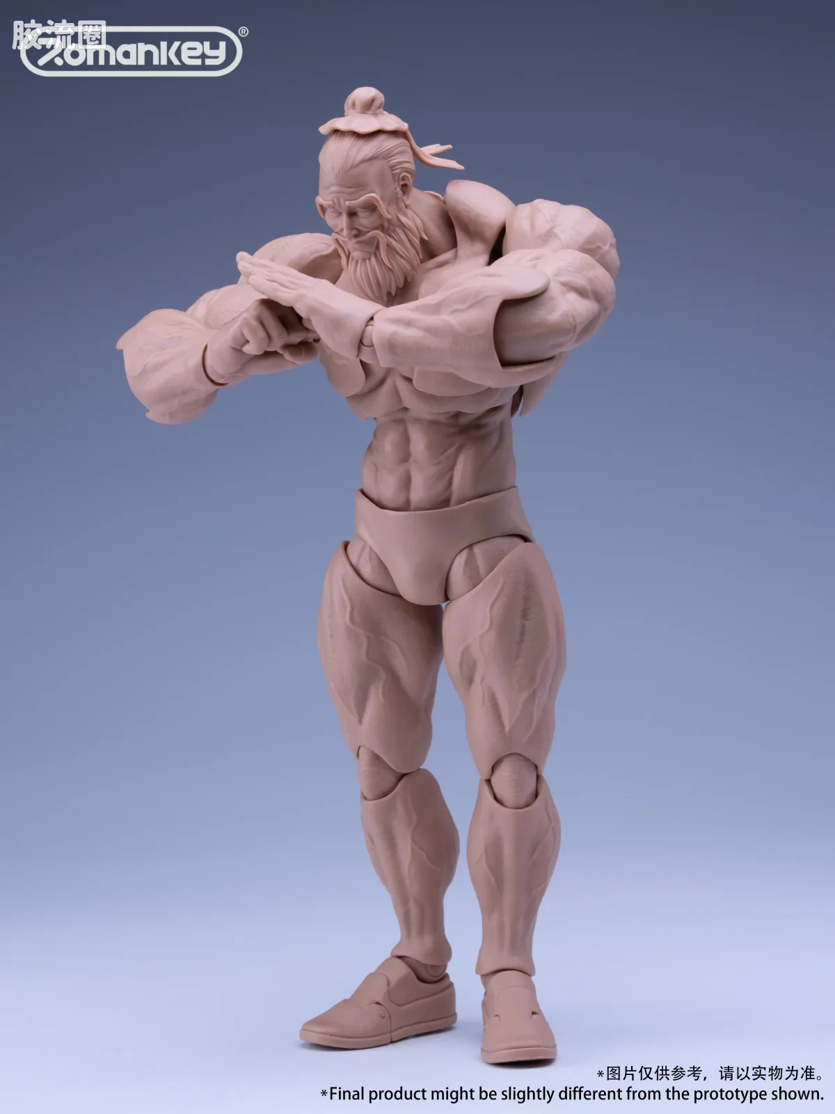 Romankey X VTOYS null 大块头素体孔子 （白/黄/棕） - 图片