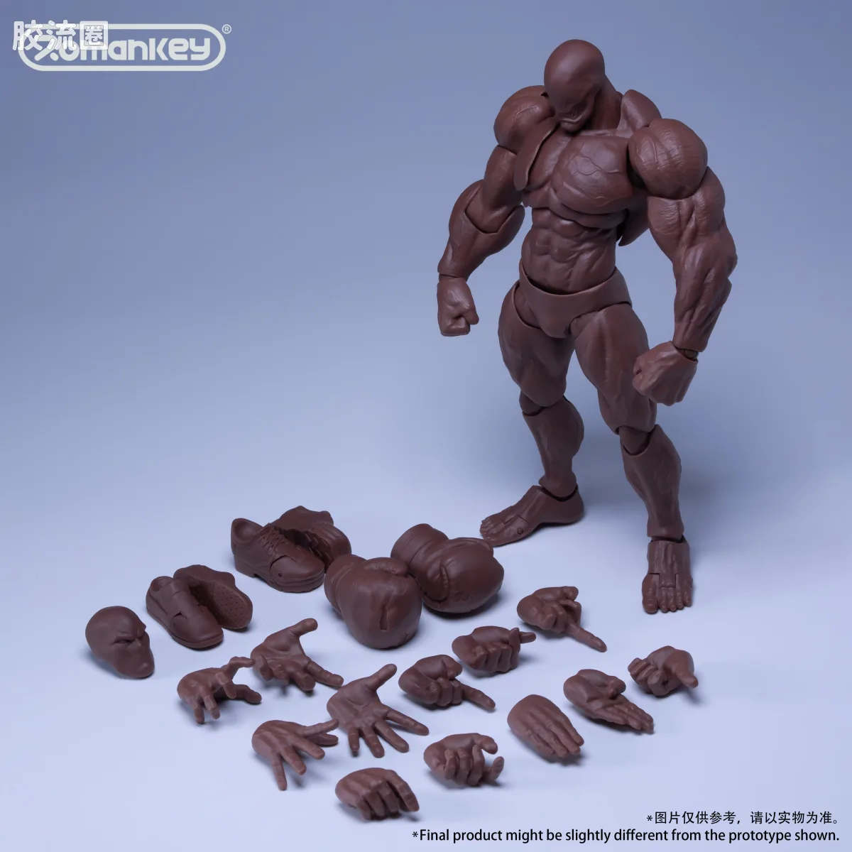 Romankey X VTOYS null 大块头素体孔子 （白/黄/棕） - 图片