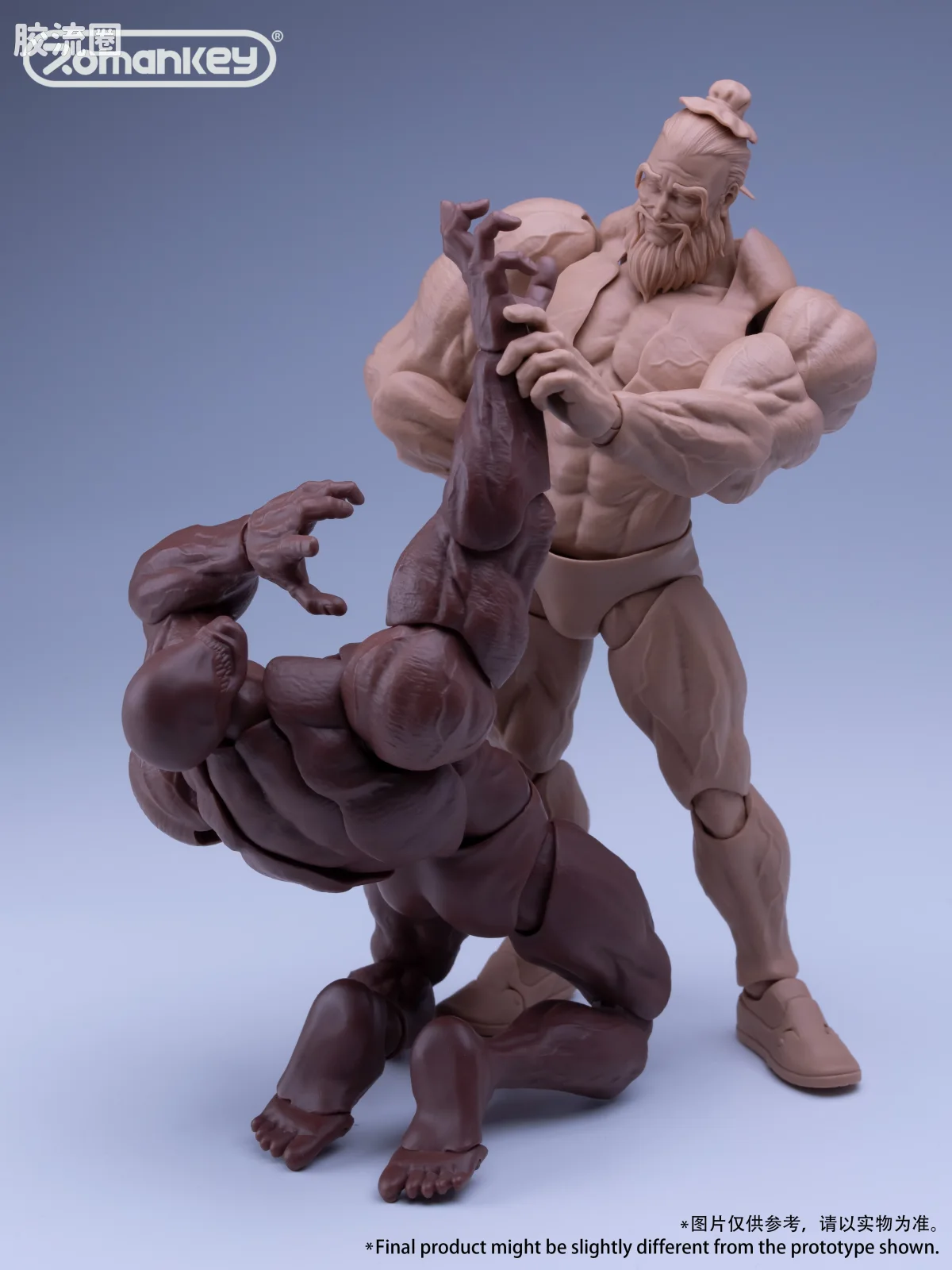 Romankey X VTOYS null 大块头素体孔子 （白/黄/棕） - 图片