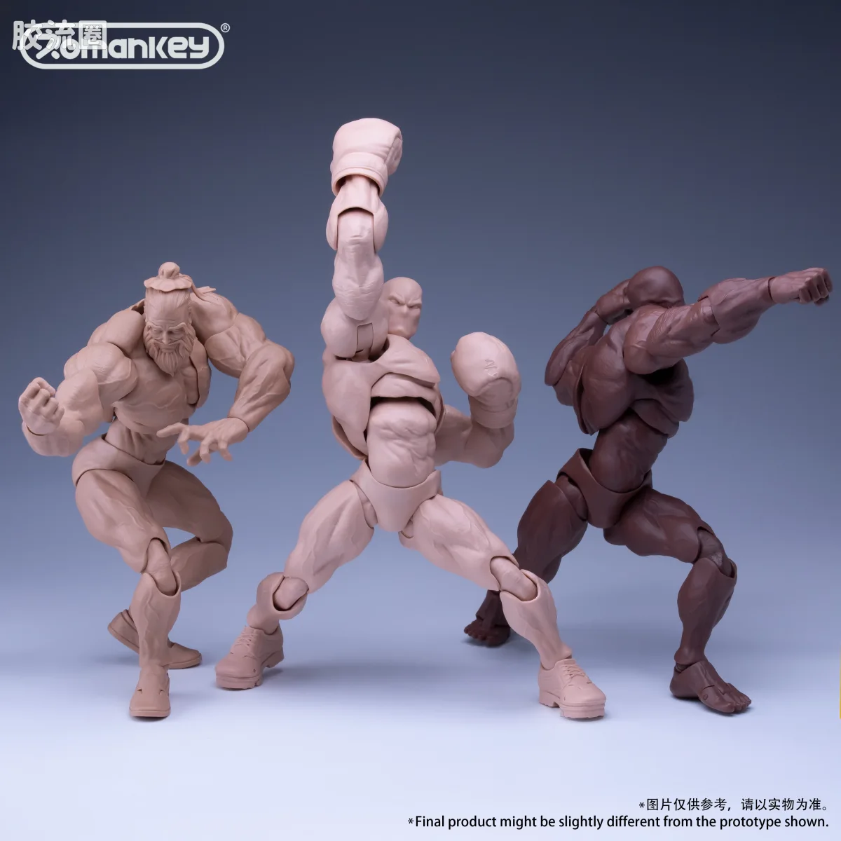 Romankey X VTOYS null 大块头素体孔子 （白/黄/棕） - 图片