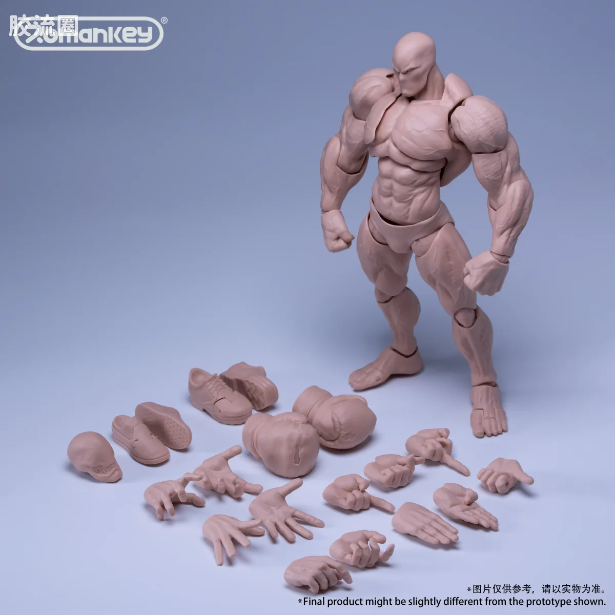 Romankey X VTOYS null 大块头素体孔子 （白/黄/棕） - 图片