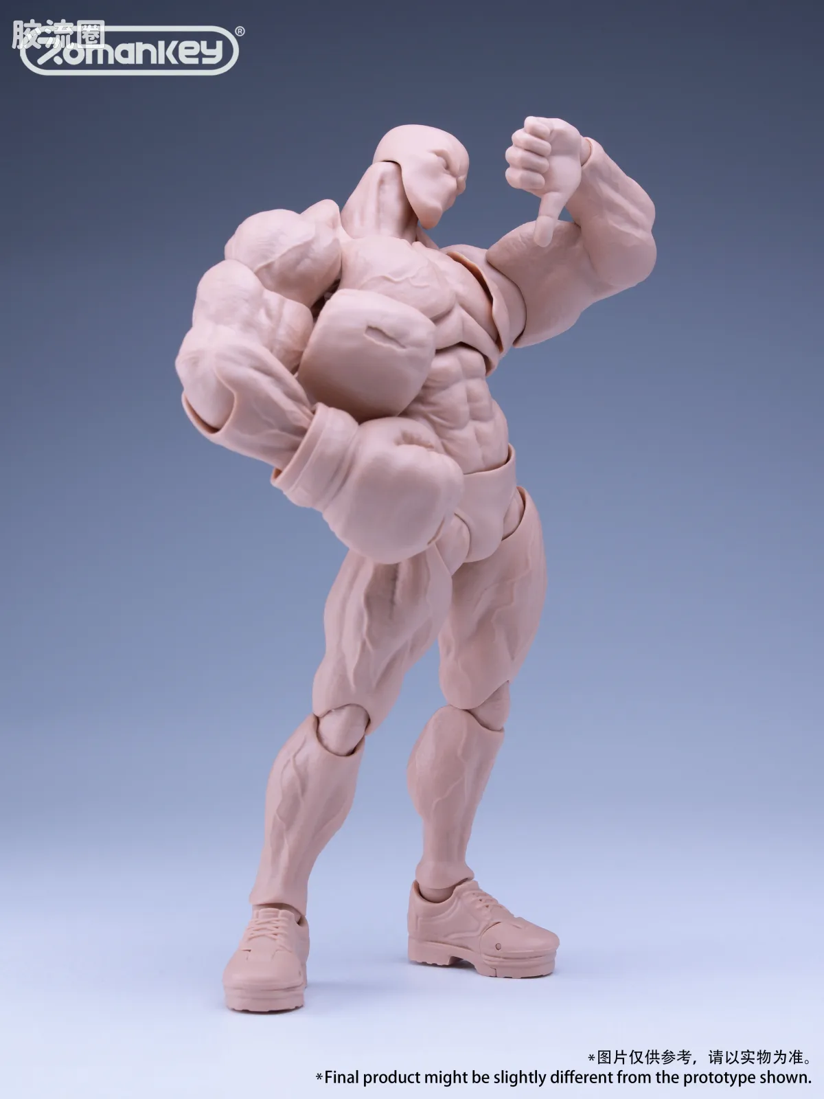 Romankey X VTOYS null 大块头素体孔子 （白/黄/棕） - 图片