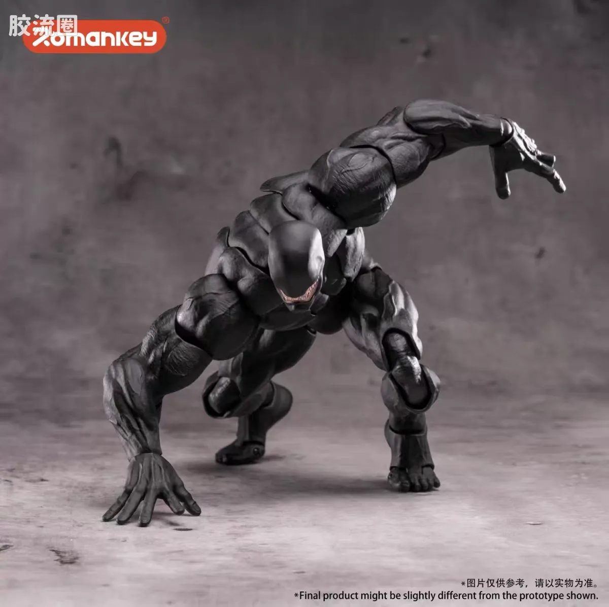 Romankey X VTOYS null 大块头素体 黑色限定 - 图片