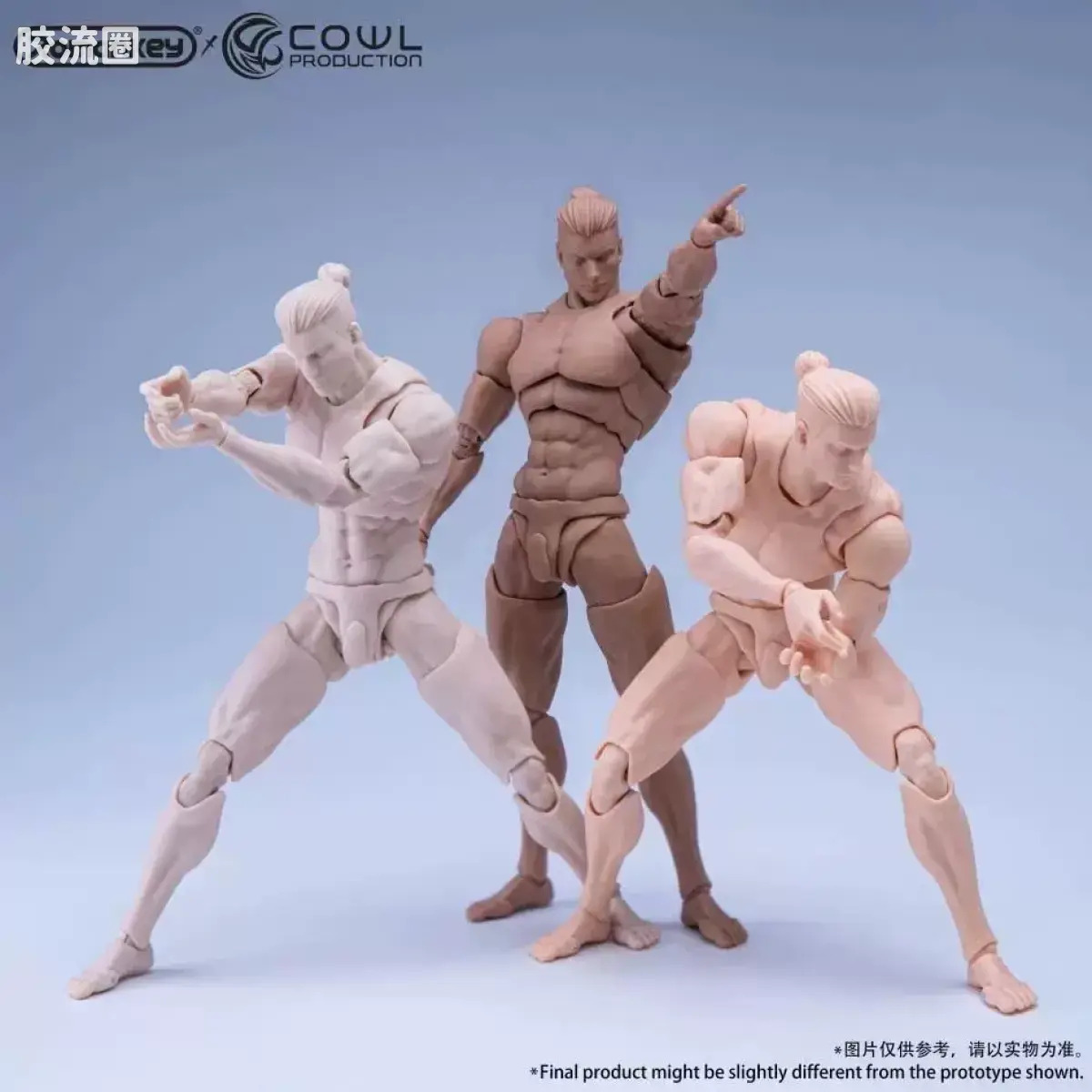 Romankey X VTOYS 超可动素体 男体 （白/黄/棕） - 图片