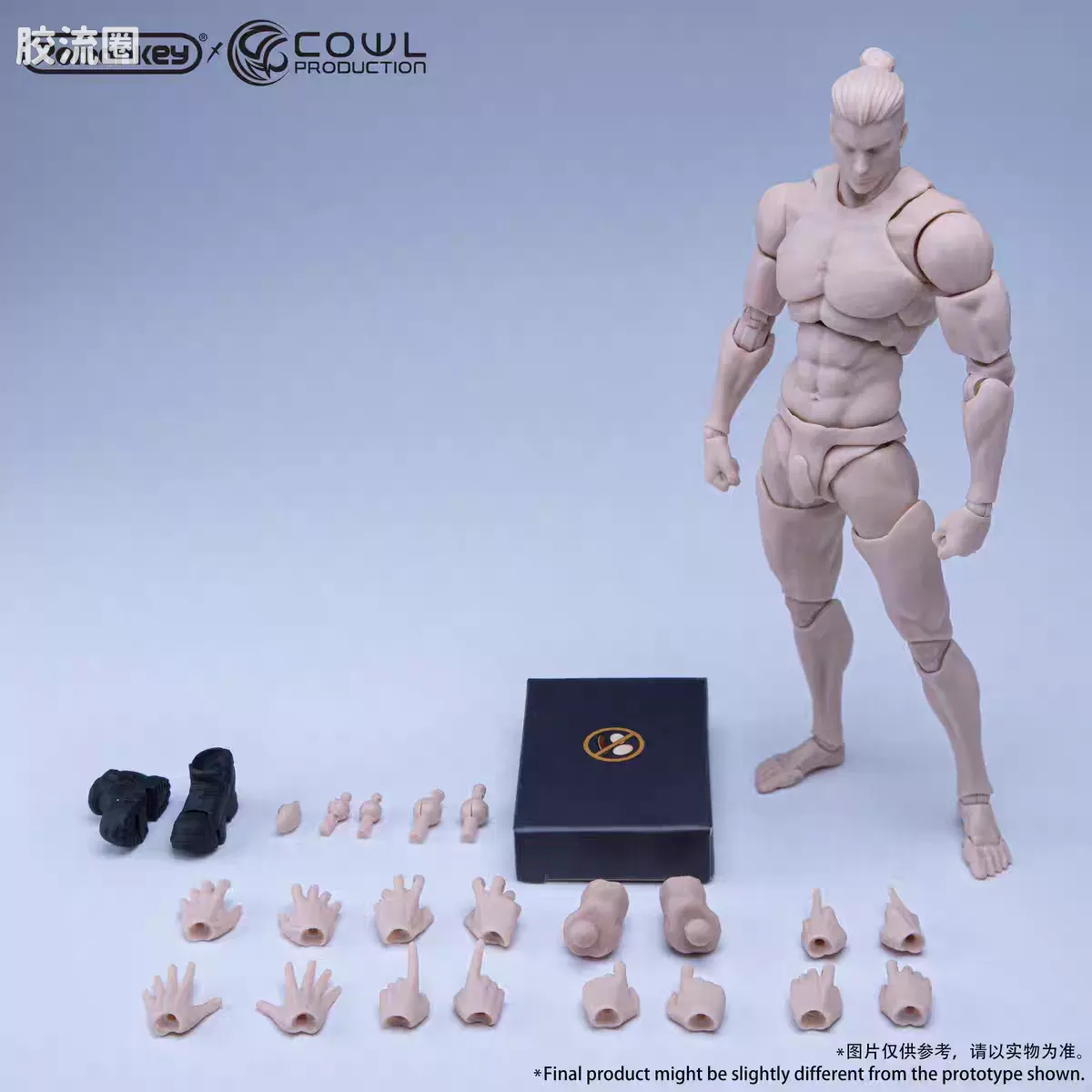 Romankey X VTOYS 超可动素体 男体 （白/黄/棕） - 图片