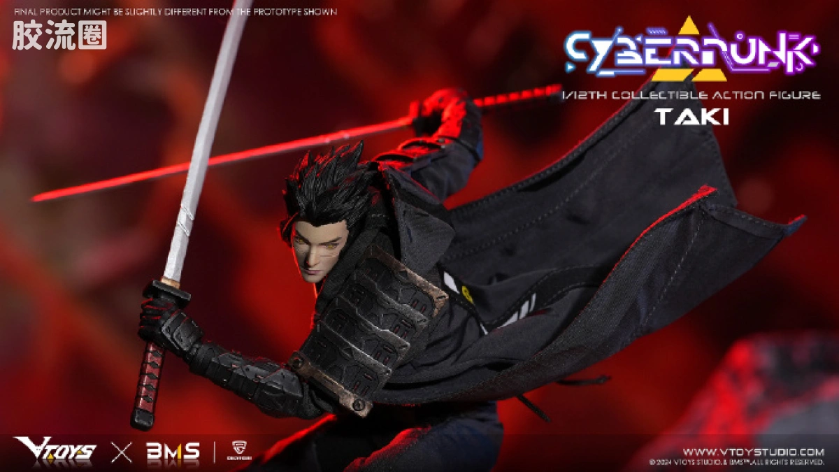 VTOYS可动人偶 null 赛博朋克 武士:泷 - 图片