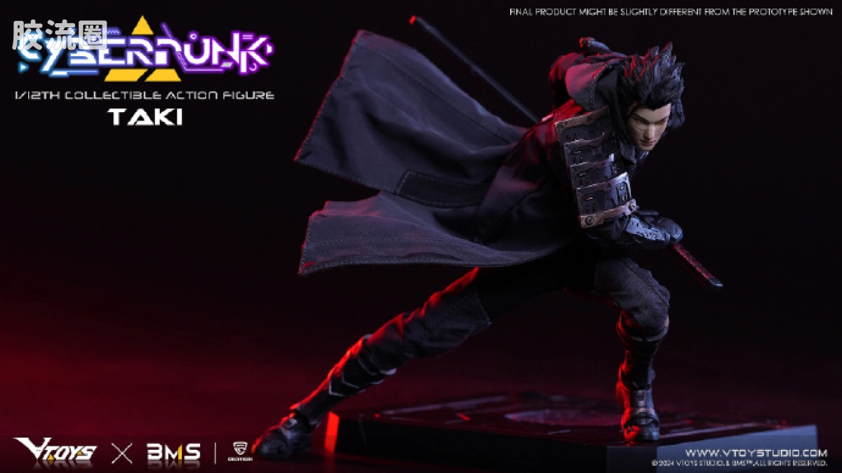 VTOYS可动人偶 null 赛博朋克 武士:泷 - 图片