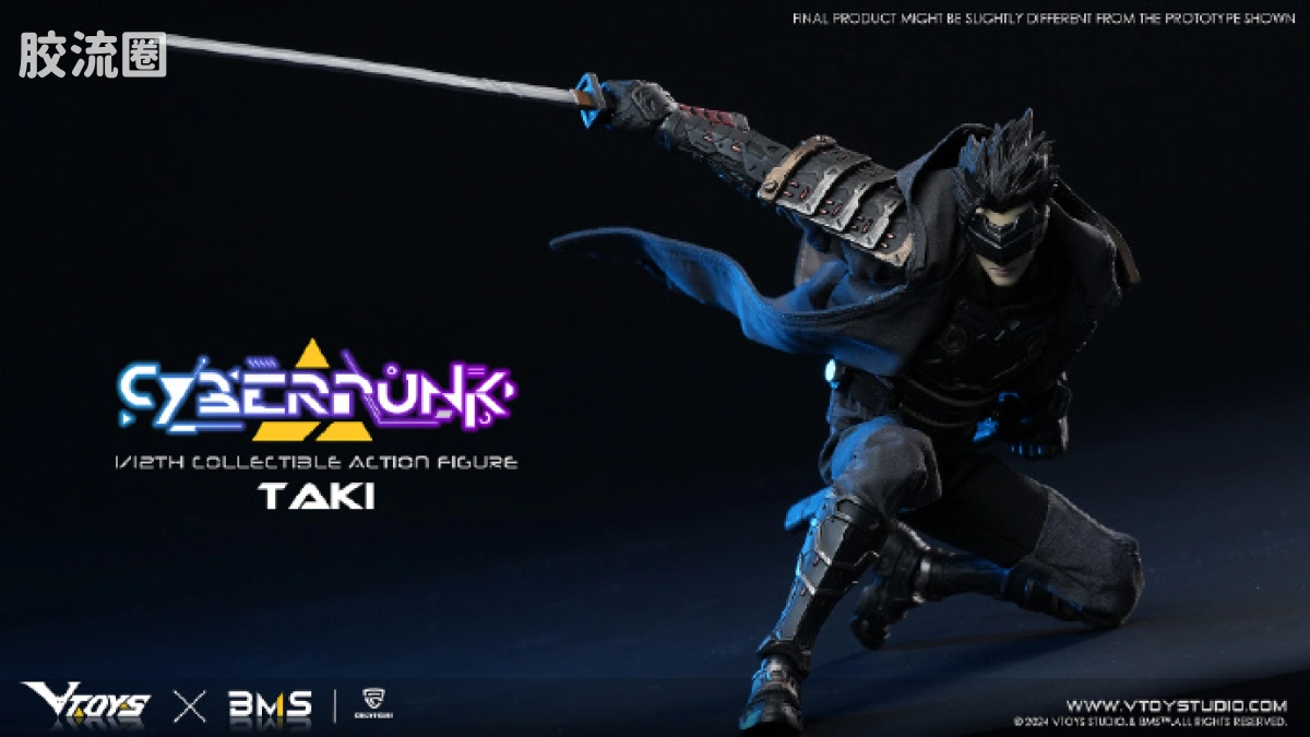VTOYS可动人偶 null 赛博朋克 武士:泷 - 图片
