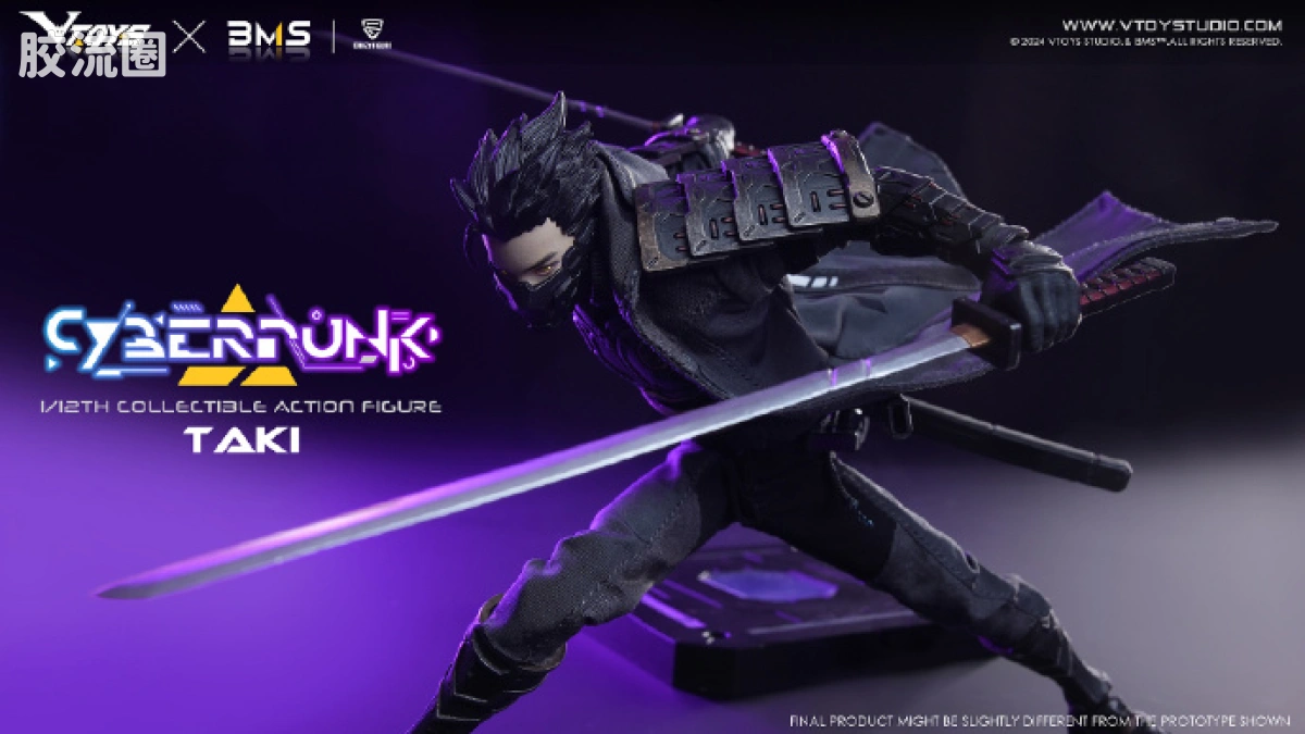 VTOYS可动人偶 null 赛博朋克 武士:泷 - 图片