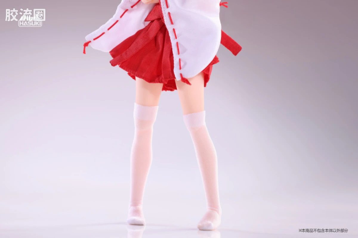 HASUKI-神猫跳动 手办与可动人形系列 服装套装 CS019 巫女服 服装包 - 图片