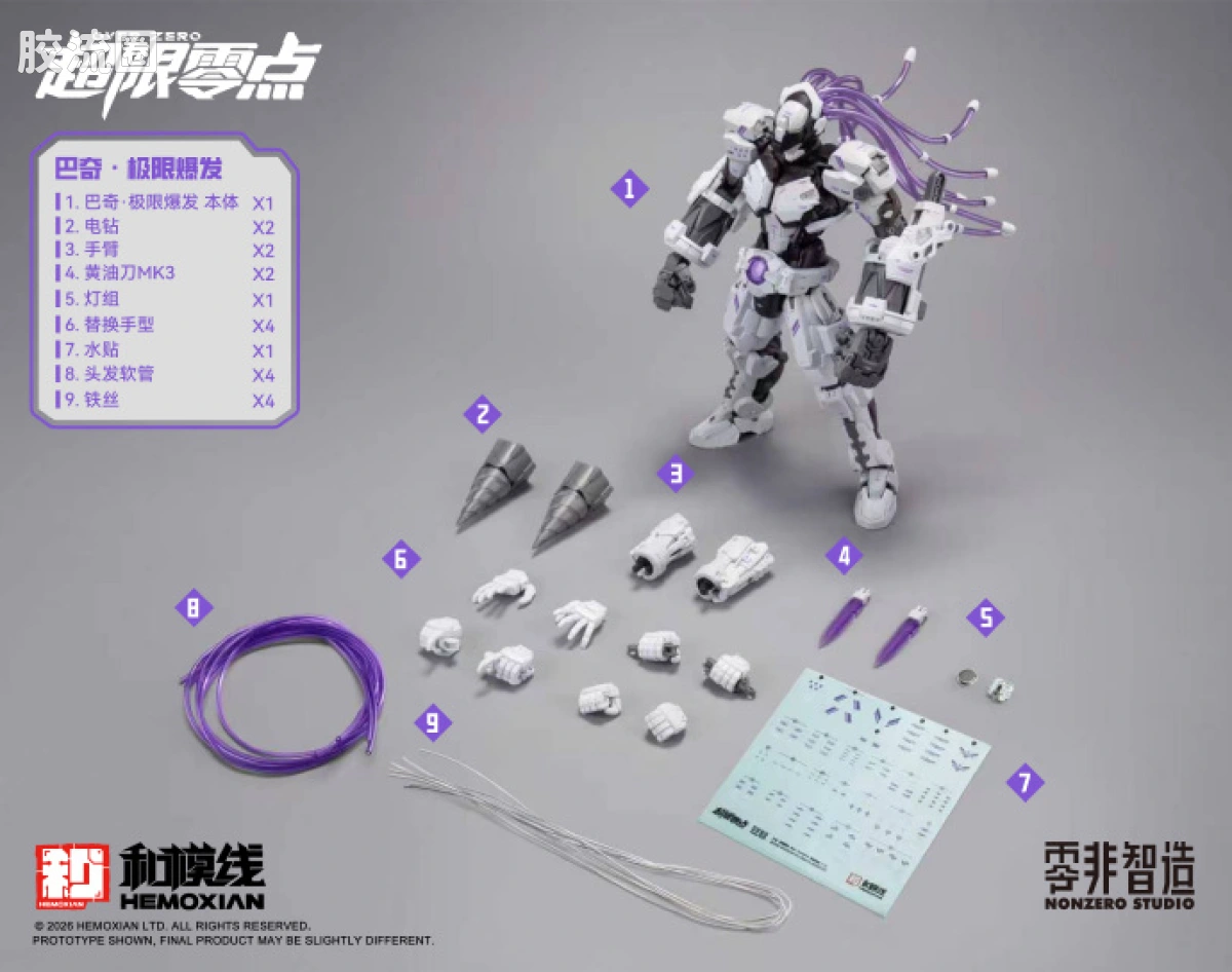和模线 拼装模型综合 超限零点 1/10 巴奇•极限爆发 - 图片