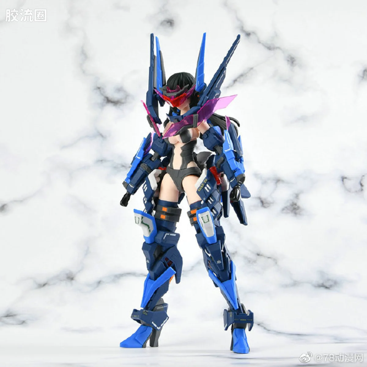 将魂姬拼装模型 将魂姬限定及特别版 MG-02S 关羽·雷神 紫电Ver.(78动漫) - 图片