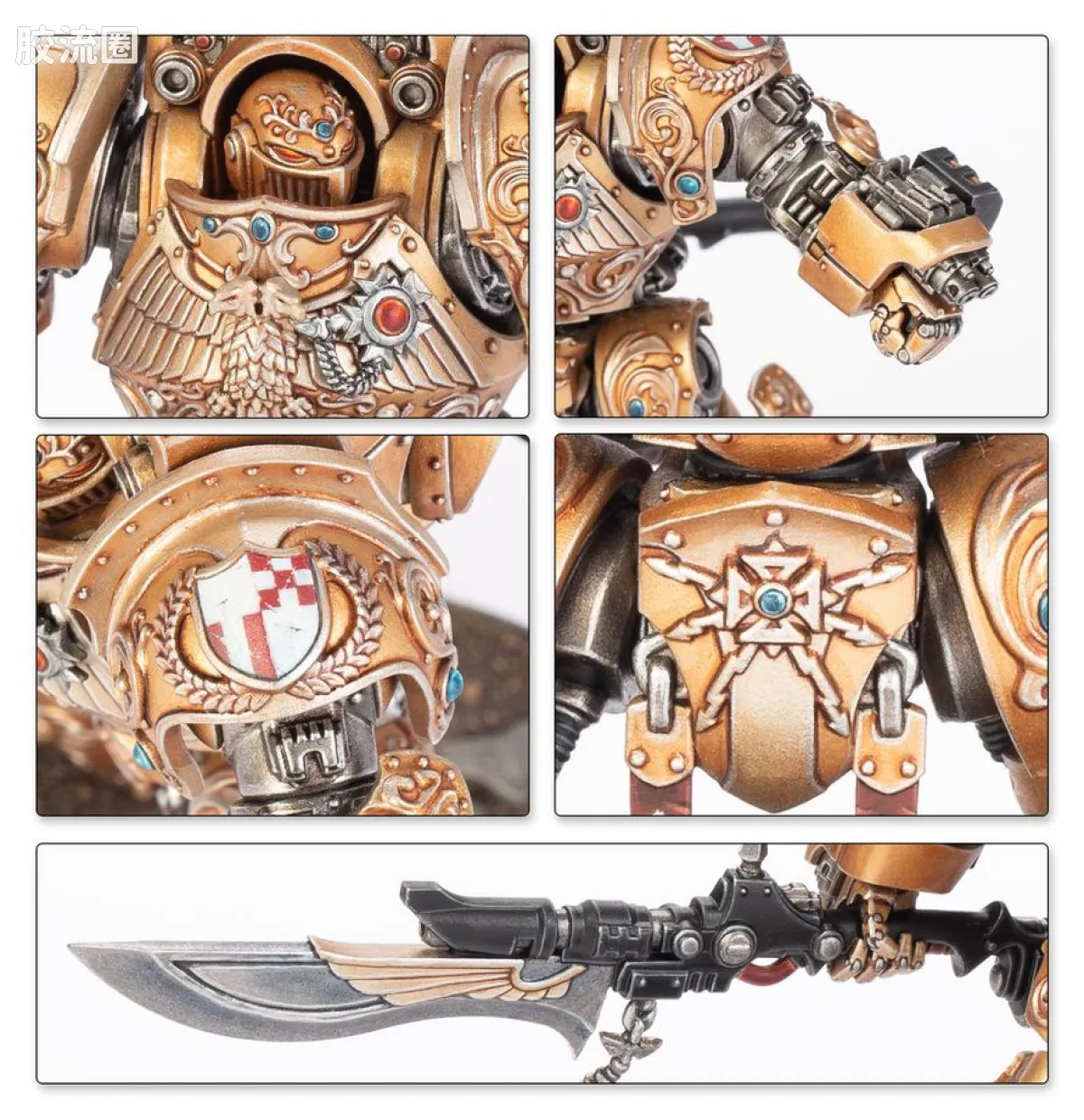 战锤40K Adeptus Custodes 帝皇禁军 11版 战斗巡逻：帝皇禁军 - 图片