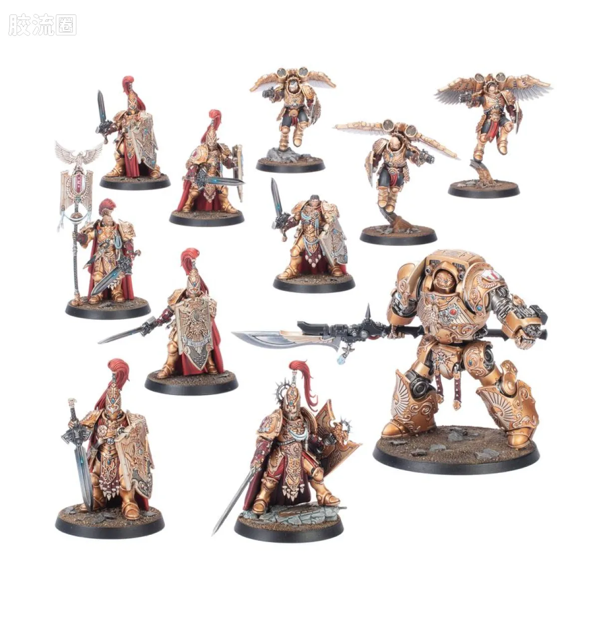 战锤40K Adeptus Custodes 帝皇禁军 11版 战斗巡逻：帝皇禁军 - 图片