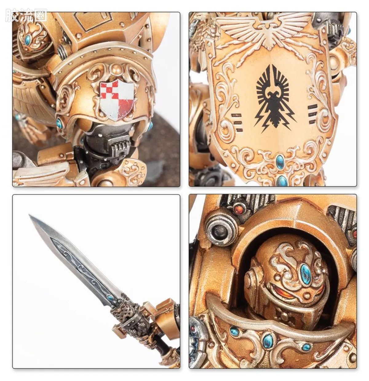 战锤40K Adeptus Custodes 帝皇禁军 11版 战斗巡逻：帝皇禁军 - 图片