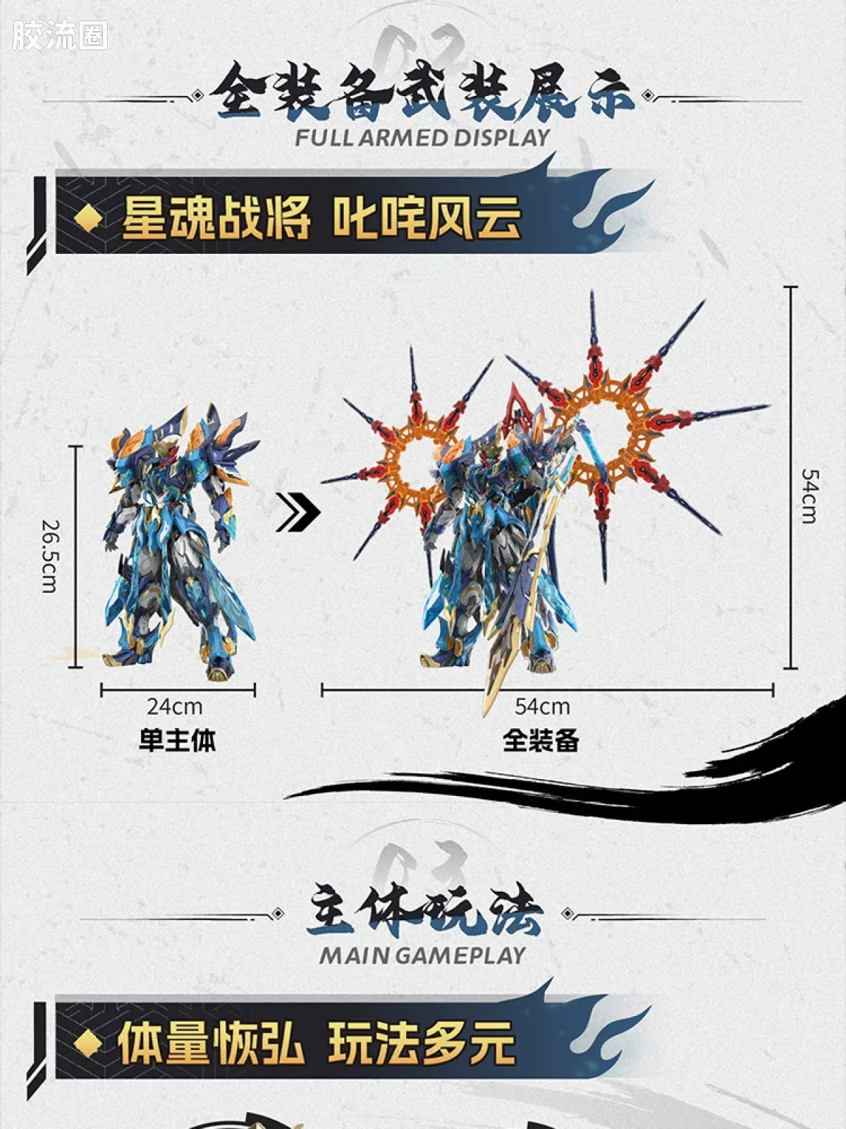 摩动核拼装系列 MNP 星甲魂将传 超可动拼装系列 MNP-XH14 魔礼青 - 图片