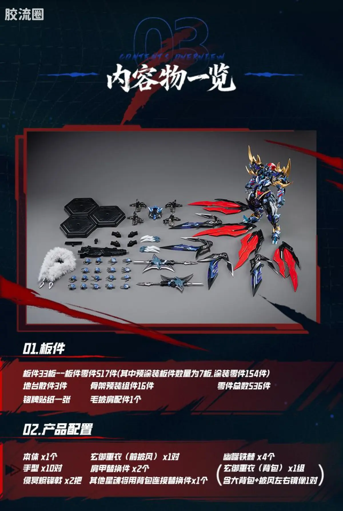 摩动核拼装系列 MNP 星甲魂将传 超可动拼装系列 MNP-XH16 典韦 - 图片