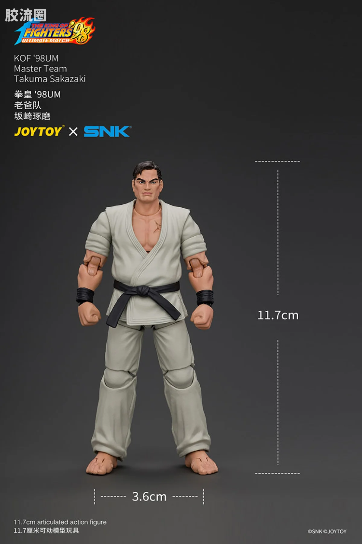 JOYTOY x 拳皇98系列 角色 老爸队 坂崎琢磨 - 图片