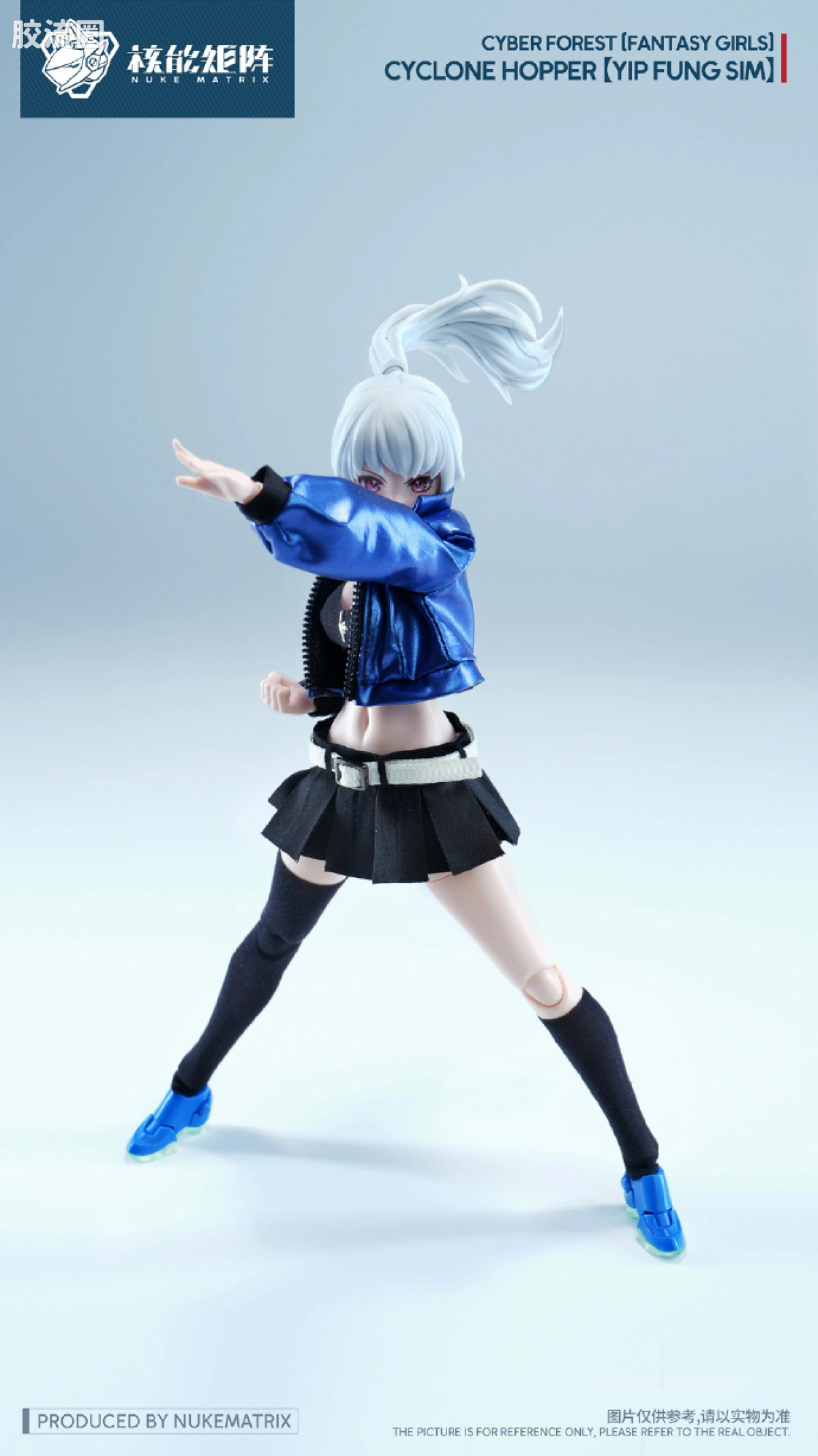 核能矩阵 机娘拼装模型 赛博森林[幻想少女] 飓风飞蝗 - 图片