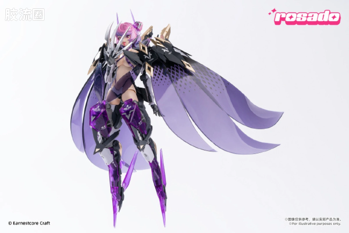 核诚治造成品机娘 萝莎计划-ROSADO 星花•黑鸢尾 - 图片