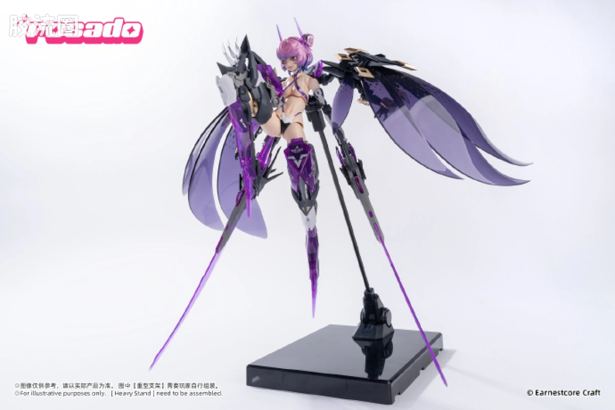 核诚治造成品机娘 萝莎计划-ROSADO 星花•黑鸢尾 - 图片