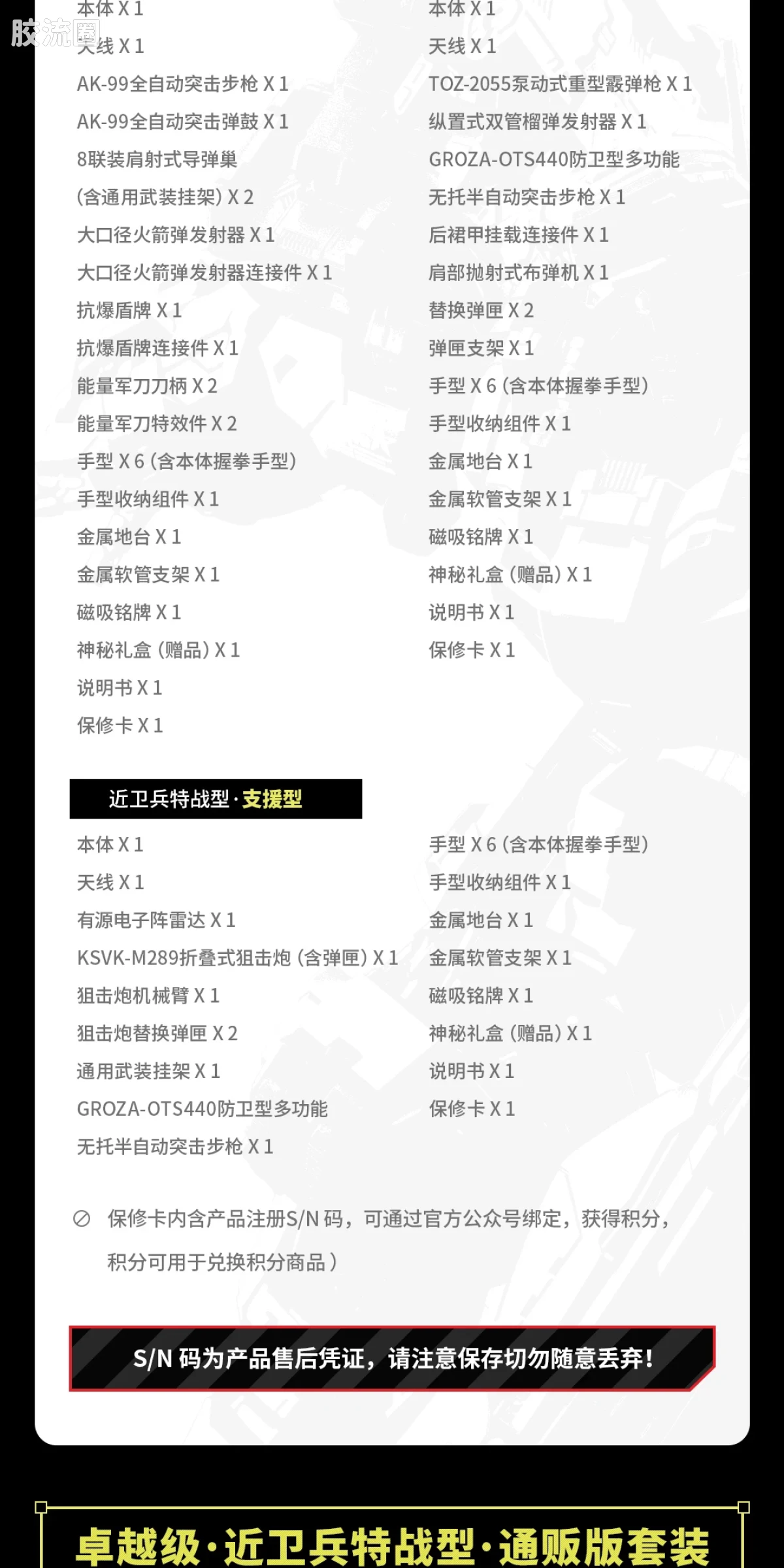 MOSHOWTOYS机甲成品系列 卓越级 先祖效应 卓越级·近卫兵特战型·蓝焰的波波沙中队 - 图片