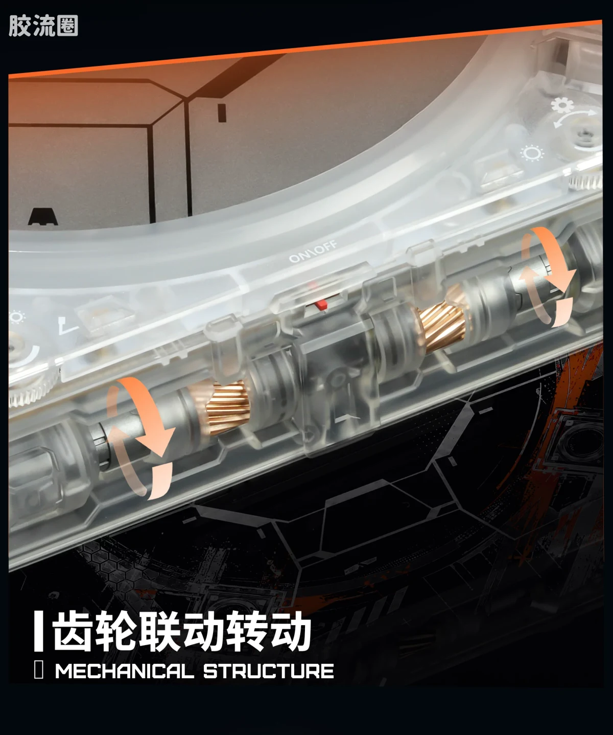 MOSHOWTOYS机甲成品系列 周边及配件包 潮态 电控展示台 双版本 - 图片