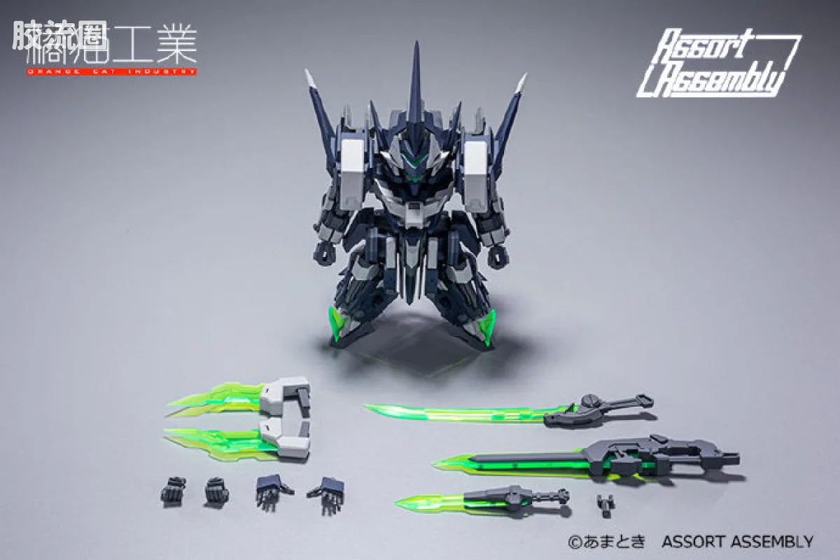 橘猫工业拼装模型系列 SUPER ROBOT HEROES 剑装闪创 ExCreR-SlashCoat - 图片