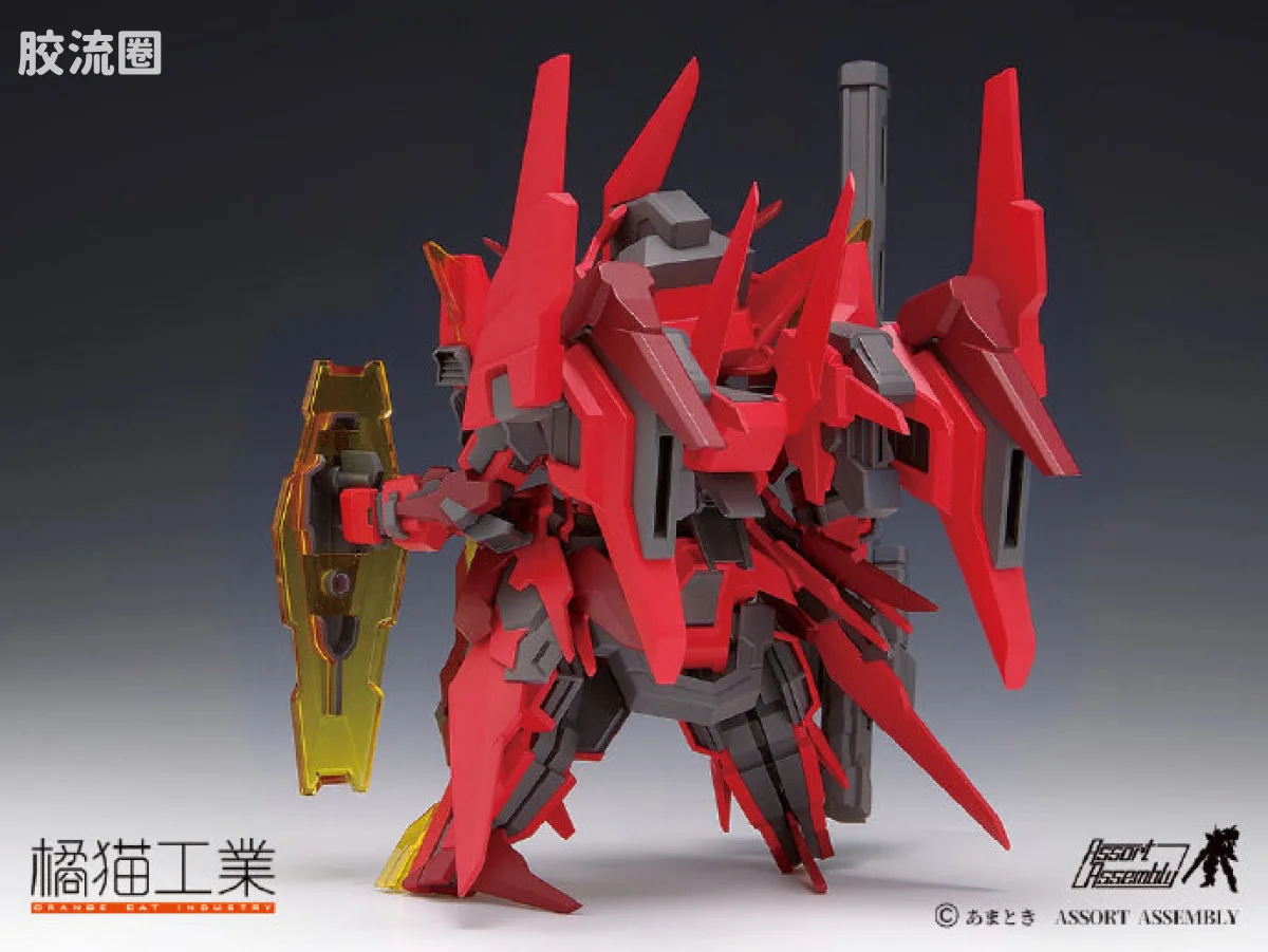 橘猫工业拼装模型系列 SUPER ROBOT HEROES 猎风闪创 ExCreR-GustClaw - 图片