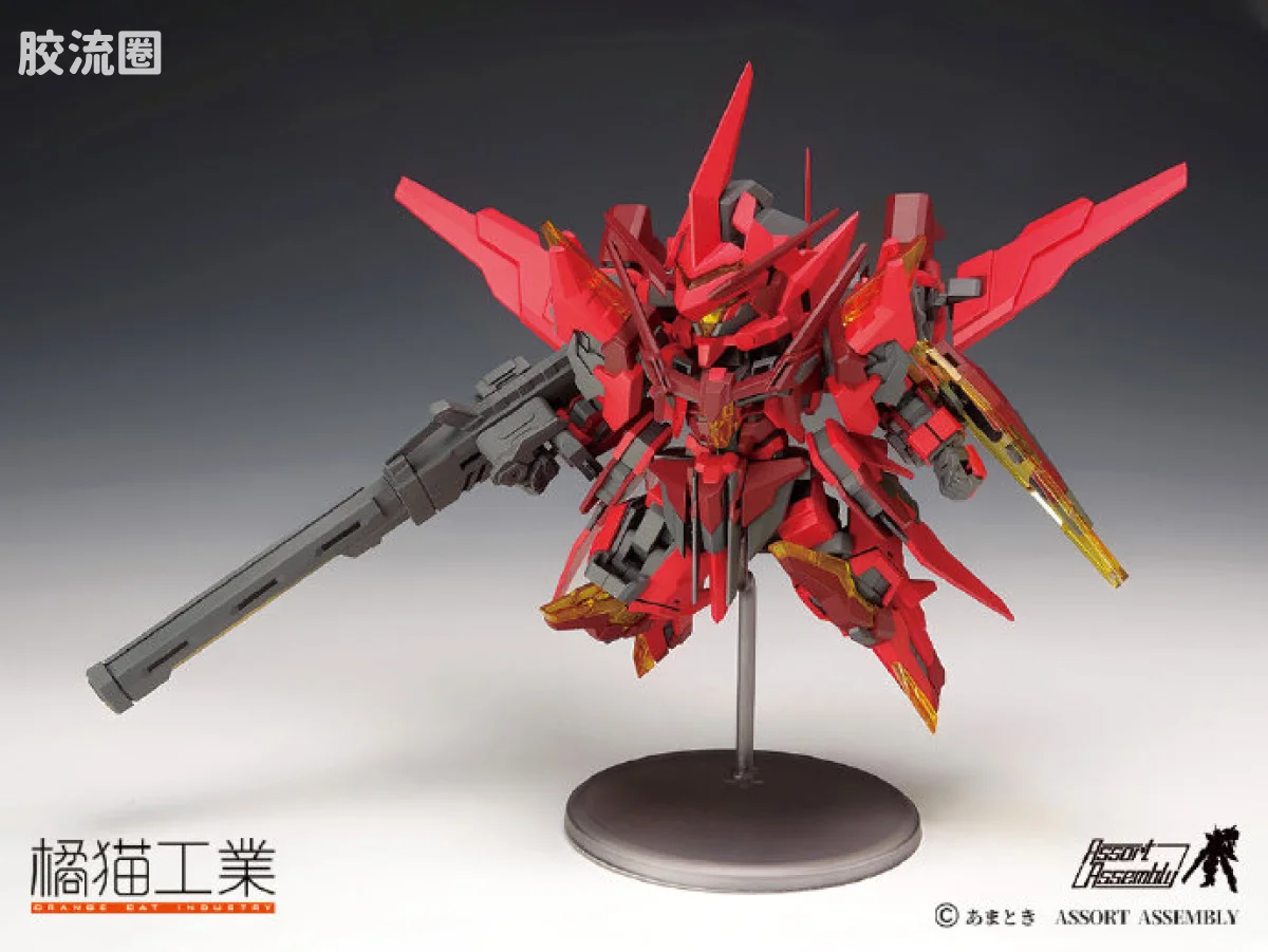 橘猫工业拼装模型系列 SUPER ROBOT HEROES 猎风闪创 ExCreR-GustClaw - 图片