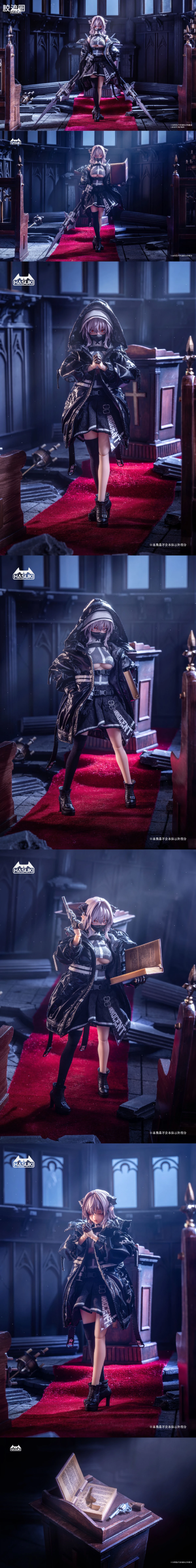 HASUKI-神猫跳动 手办与可动人形系列 Pocket Art系列 009/009-SP 魅魔修女 芙莉德 - 图片