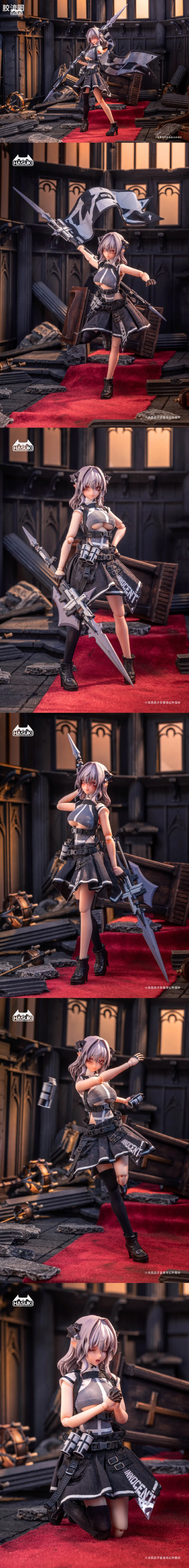 HASUKI-神猫跳动 手办与可动人形系列 Pocket Art系列 009/009-SP 魅魔修女 芙莉德 - 图片