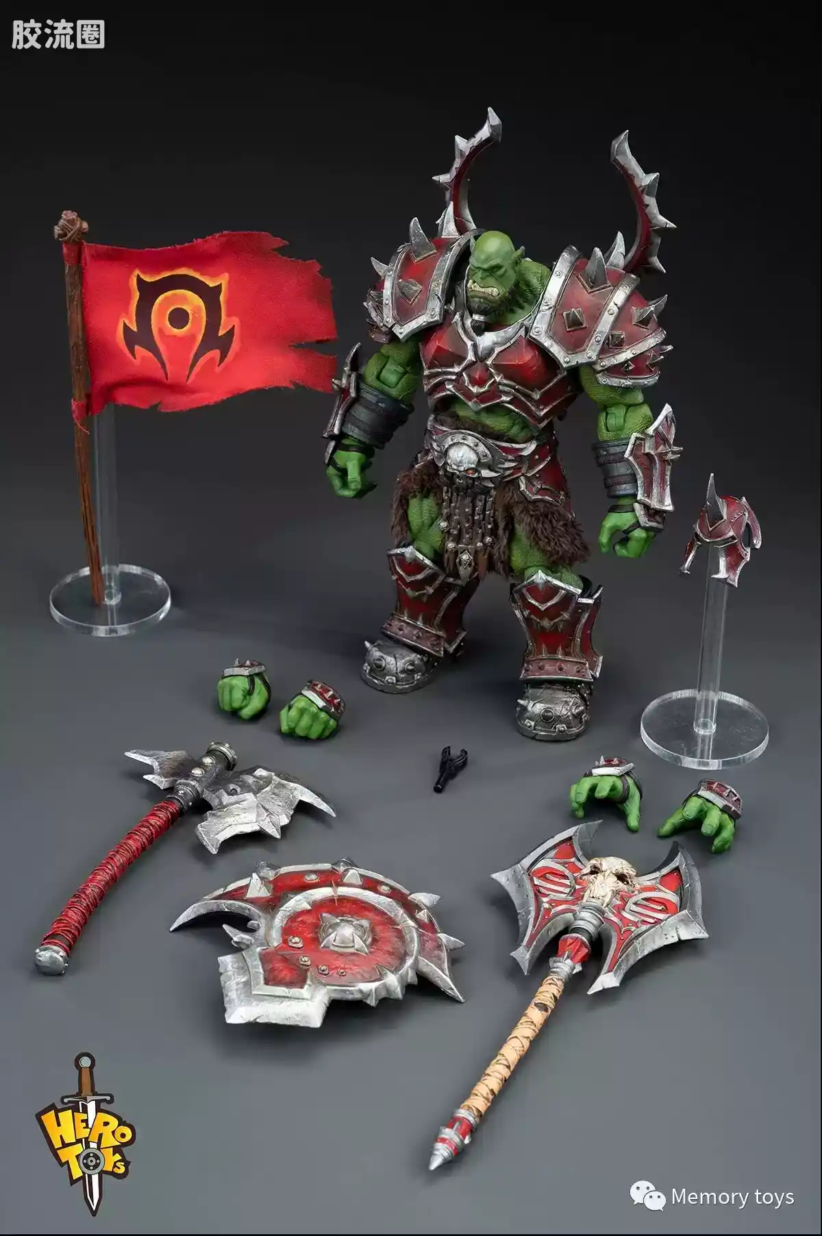Hero Toys 魔兽世界 兽人督军 精英库卡隆 - 图片