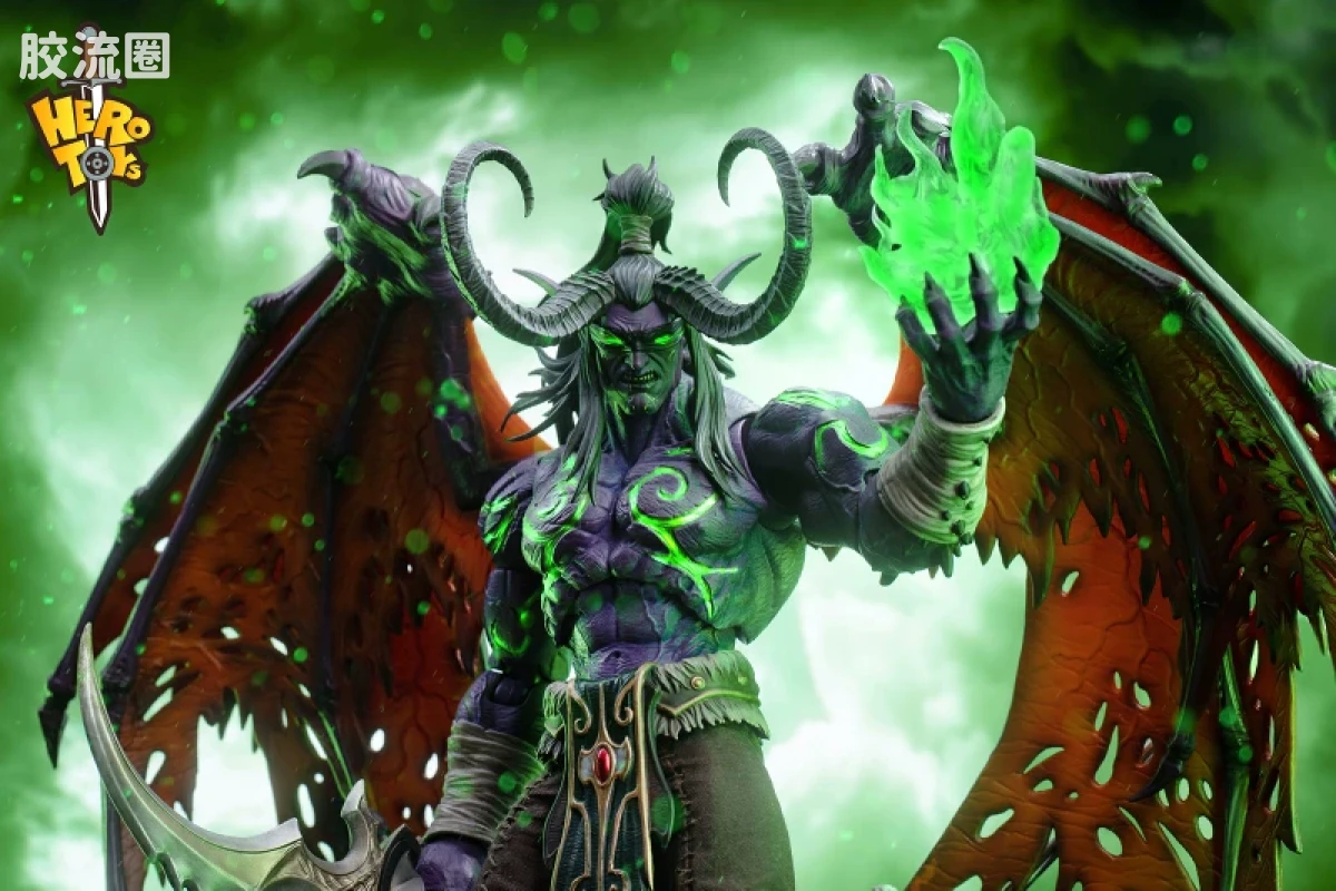 Hero Toys 魔兽世界 恶魔猎手 伊利丹 - 图片