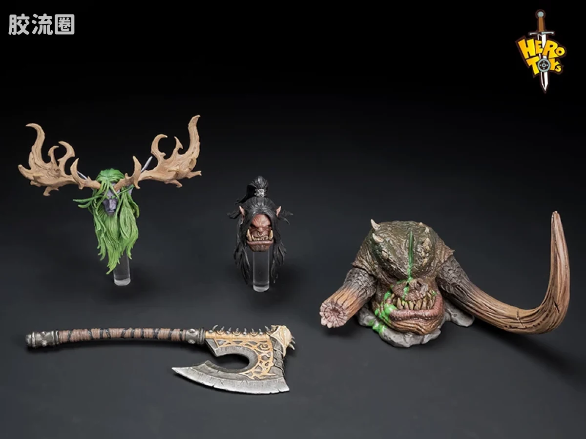 Hero Toys 魔兽世界 格罗姆 地狱咆哮 配件包 - 图片